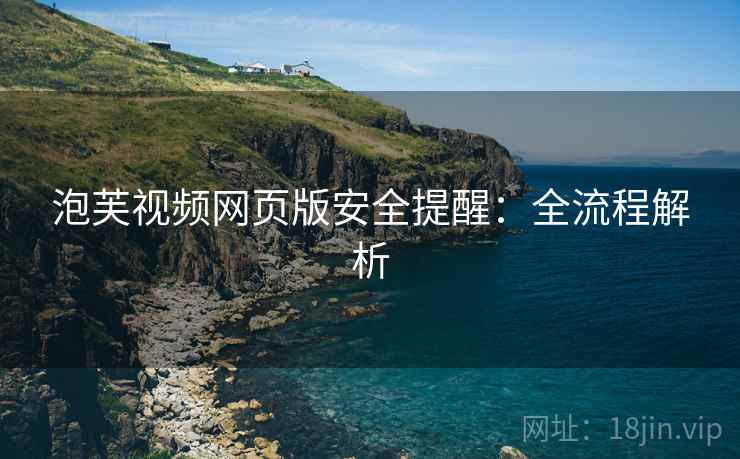 泡芙视频网页版安全提醒：全流程解析