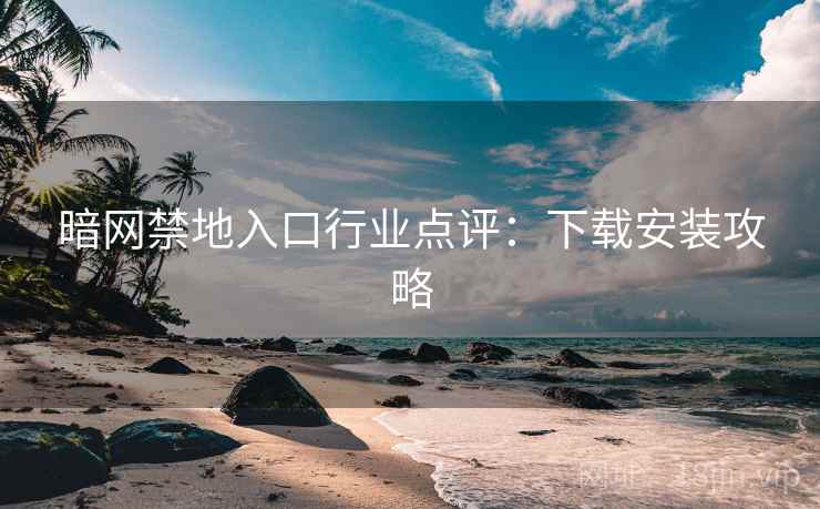 暗网禁地入口行业点评：下载安装攻略